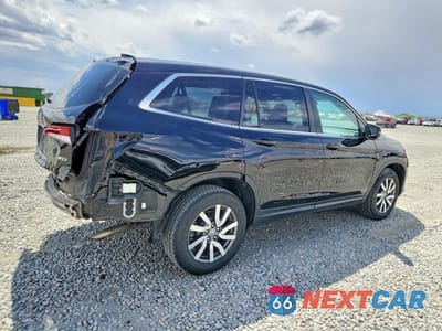 Trzecie zdjęcie samochodu z tyłu: 2019 HONDA PILOT EXL VIN:5FNYF6H54KB100952 - miniatura