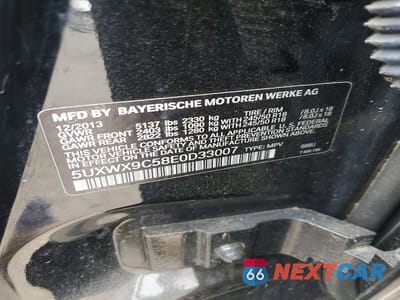 Zdjęcie 13 z 13 samochodu: 2014 BMW X3 XDRIVE28I VIN:5UXWX9C58E0D33007 - miniatura