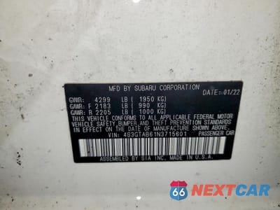Zdjęcie 13 z 13 samochodu: 2022 SUBARU IMPREZA VIN:4S3GTAB61N3715601 - miniatura