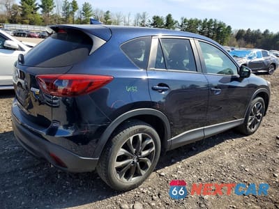 Trzecie zdjęcie samochodu z tyłu: 2016 MAZDA CX-5 GT VIN:JM3KE4DY8G0654148 - miniatura