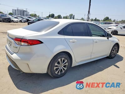 Trzecie zdjęcie samochodu z tyłu: 2021 TOYOTA COROLLA LE VIN:JTDEAMDE4MJ030330 - miniatura