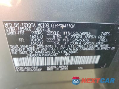 Zdjęcie 13 z 13 samochodu: 2005 TOYOTA RAV4 BASE VIN:JTEHD20V150059687 - miniatura