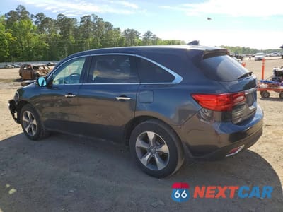 Drugie zdjęcie samochodu z przodu: 2016 ACURA MDX VIN:5FRYD3H23GB012331 - miniatura
