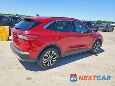 Trzecie zdjęcie samochodu z tyłu: 2021 FORD ESCAPE SEL VIN:1FMCU0H67MUA92745 - miniatura