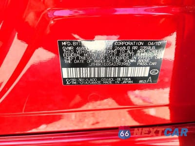 Zdjęcie 12 z 12 samochodu: 2010 LEXUS ES 350 VIN:JTHBK1EG5A2393982 - miniatura