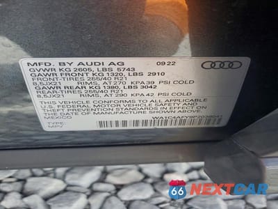 Zdjęcie 13 z 13 samochodu: 2023 AUDI SQ5 PRESTIGE VIN:WA1C4AFY9P2036041 - miniatura