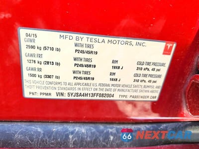 Zdjęcie 12 z 12 samochodu: 2015 TESLA MODEL S 85 VIN:5YJSA4H13FF082004 - miniatura