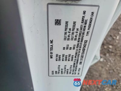 Zdjęcie 12 z 12 samochodu: 2025 TESLA MODEL 3 VIN:5YJ3E1EA4SF943163 - miniatura