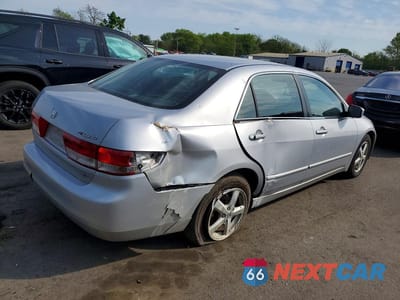 Trzecie zdjęcie samochodu z tyłu: 2003 HONDA ACCORD EX VIN:1HGCM56663A018383 - miniatura