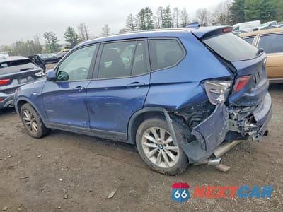 Drugie zdjęcie samochodu z przodu: 2015 BMW X3 XDRIVE28I VIN:5UXWX9C58F0D52884 - miniatura