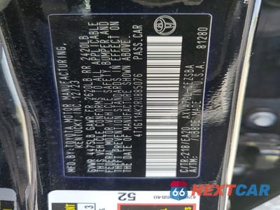 Zdjęcie 12 z 12 samochodu: 2024 TOYOTA CAMRY SE VIN:4T1G11AK2RU885076 - miniatura