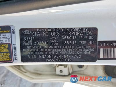 Zdjęcie 12 z 12 samochodu: 2015 KIA RIO VIN:KNADM4A34F6447763 - miniatura