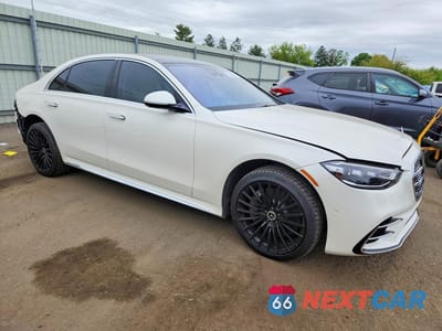 Czwarte zdjęcie samochodu z boku: 2021 MERCEDES-BENZ S 580 4MATIC VIN:W1K6G7GB3MA054386 - miniatura