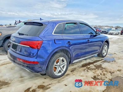 Trzecie zdjęcie samochodu z tyłu: 2021 AUDI Q5 PREMIUM VIN:WA1AAAFY6M2065363 - miniatura