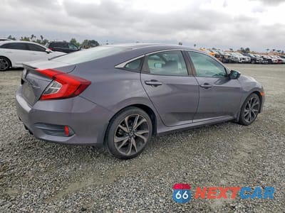 Trzecie zdjęcie samochodu z tyłu: 2021 HONDA CIVIC SPORT VIN:2HGFC2F87MH518264 - miniatura