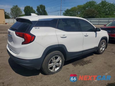 Trzecie zdjęcie samochodu z tyłu: 2018 GMC TERRAIN SLE VIN:3GKALMEV1JL311310 - miniatura