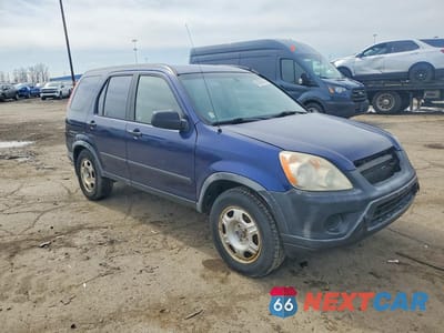 Czwarte zdjęcie samochodu z boku: 2005 HONDA CR-V LX VIN:JHLRD685X5C008856 - miniatura