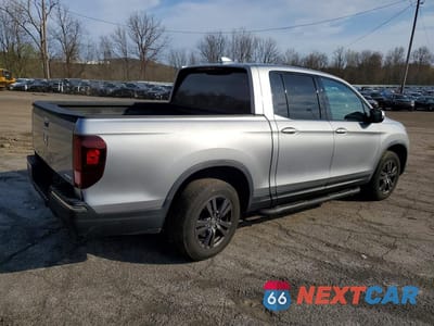 Trzecie zdjęcie samochodu z tyłu: 2019 HONDA RIDGELINE SPORT VIN:5FPYK3F13KB040289 - miniatura
