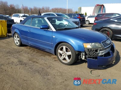 Czwarte zdjęcie samochodu z boku: 2004 AUDI A4 1.8 CABRIOLET VIN:WAUAC48H14K012274 - miniatura