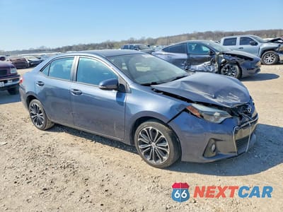 Czwarte zdjęcie samochodu z boku: 2015 TOYOTA COROLLA S PLUS VIN:5YFBURHE1FP350902 - miniatura