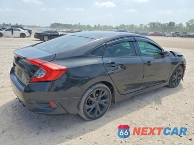Trzecie zdjęcie samochodu z tyłu: 2020 HONDA CIVIC SPORT VIN:19XFC2F84LE013260 - miniatura