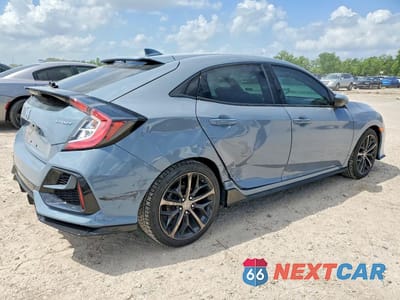 Trzecie zdjęcie samochodu z tyłu: 2020 HONDA CIVIC SPORT VIN:SHHFK7H47LU226237 - miniatura