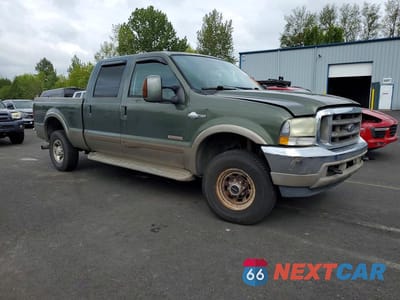 Czwarte zdjęcie samochodu z boku: 2004 FORD F250 SUPER DUTY VIN:1FTNW21P34EA44594 - miniatura