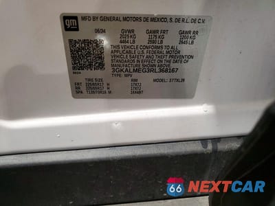 Zdjęcie 13 z 13 samochodu: 2024 GMC TERRAIN SLE VIN:3GKALMEG3RL368167 - miniatura