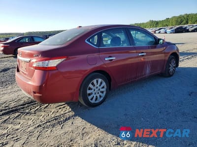 Trzecie zdjęcie samochodu z tyłu: 2015 NISSAN SENTRA SV VIN:3N1AB7AP2FL678590 - miniatura