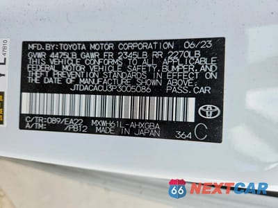 Zdjęcie 13 z 13 samochodu: 2023 TOYOTA PRIUS PRIME XSE VIN:JTDACACU3P3005086 - miniatura