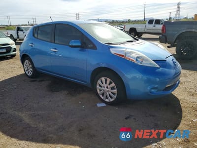 Czwarte zdjęcie samochodu z boku: 2013 NISSAN LEAF S VIN:1N4AZ0CP8DC415032 - miniatura