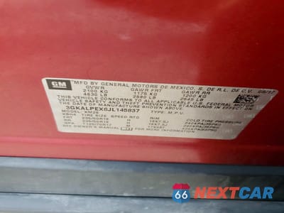 Zdjęcie 13 z 13 samochodu: 2018 GMC TERRAIN SLT VIN:3GKALPEX6JL145837 - miniatura