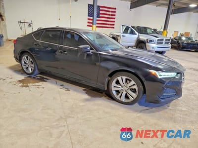 Czwarte zdjęcie samochodu z boku: 2023 ACURA TLX TECHNOLOGY VIN:19UUB5F46PA003767 - miniatura