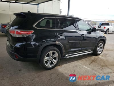 Trzecie zdjęcie samochodu z tyłu: 2015 TOYOTA HIGHLANDER LIMITED VIN:5TDYKRFH3FS076056 - miniatura