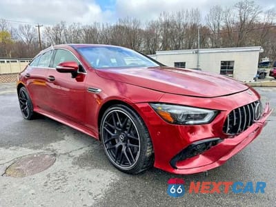 Czwarte zdjęcie samochodu z boku: 2023 MERCEDES-BENZ AMG GT 43 VIN:W1K7X5KB5PA062476 - miniatura