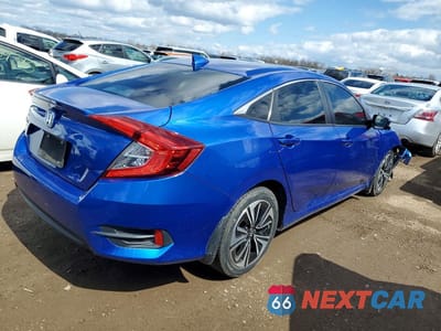 Trzecie zdjęcie samochodu z tyłu: 2016 HONDA CIVIC EX VIN:19XFC1F32GE221609 - miniatura