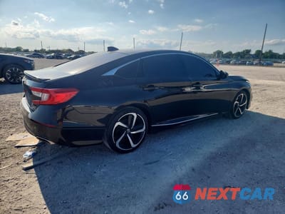 Trzecie zdjęcie samochodu z tyłu: 2021 HONDA ACCORD SPORT VIN:1HGCV2F32MA012504 - miniatura