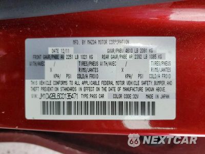 Zdjęcie 13 z 13 samochodu: 2012 MAZDA 5 VIN:JM1CW2BL6C0135471 - miniatura