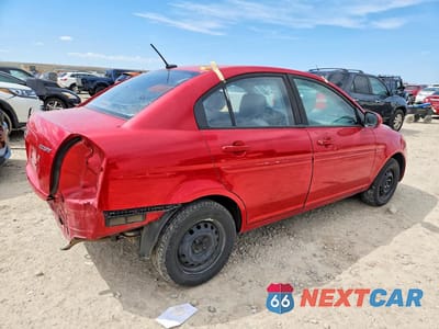 Trzecie zdjęcie samochodu z tyłu: 2011 HYUNDAI ACCENT GLS VIN:KMHCN4AC1BU616893 - miniatura