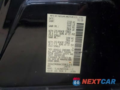 Zdjęcie 13 z 13 samochodu: 2016 NISSAN MURANO S VIN:5N1AZ2MG6GN106135 - miniatura