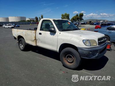 Czwarte zdjęcie samochodu z boku: 2000 TOYOTA TUNDRA BASE VIN:5TBJN3217YS107853 - miniatura