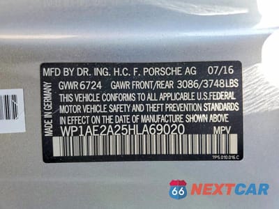 Zdjęcie 13 z 13 samochodu: 2017 PORSCHE CAYENNE SE HYBRID PLATINUM VIN:WP1AE2A25HLA69020 - miniatura