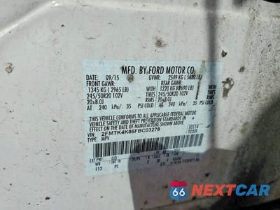 Zdjęcie 14 z 14 samochodu: 2015 FORD EDGE TITANIUM VIN:2FMTK4K86FBC03270 - miniatura