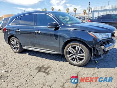 Czwarte zdjęcie samochodu z boku: 2017 ACURA MDX ADVANCE VIN:5FRYD4H8XHB038968 - miniatura