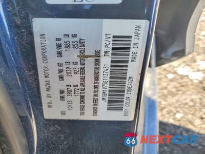 Zdjęcie 13 z 13 samochodu: 2014 MAZDA MAZDA3 GS SKY 4DR VIN:JM1BM1V75E1137431 - miniatura
