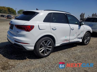 Trzecie zdjęcie samochodu z tyłu: 2024 AUDI Q3 PREMIUM S LINE 45 VIN:WA1DECF30R1190034 - miniatura