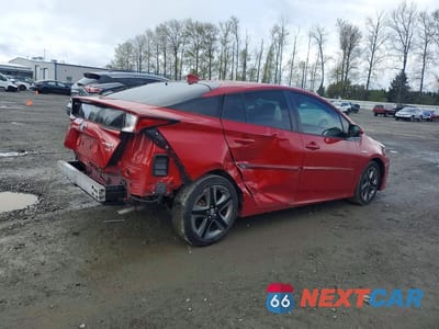 Trzecie zdjęcie samochodu z tyłu: 2019 TOYOTA PRIUS XLE VIN:JTDKARFU0K3078669 - miniatura