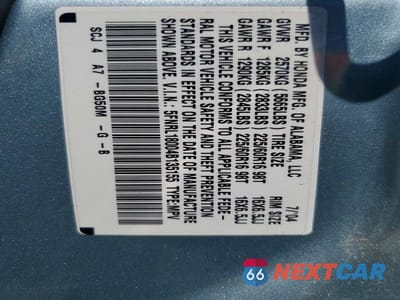 Zdjęcie 13 z 13 samochodu: 2004 HONDA ODYSSEY EXL VIN:5FNRL18004B135155 - miniatura