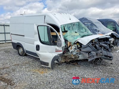Czwarte zdjęcie samochodu z boku: 2017 RAM PROMASTER 2500 DELIVERY VAN VIN:3C6TRVCG0HE522730 - miniatura