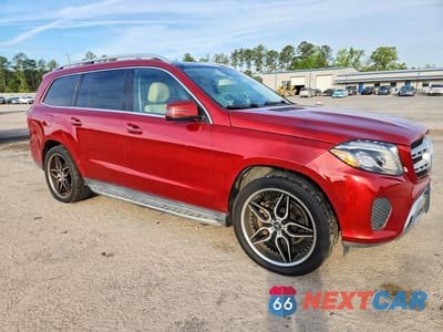 Czwarte zdjęcie samochodu z boku: 2017 MERCEDES-BENZ GLS 450 4MATIC VIN:4JGDF6EE4HA773238 - miniatura